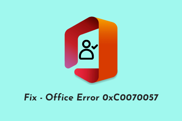 Office Sign-in Error 0xC0070057