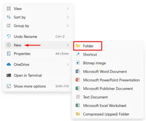 How To Create A New Folder In Windows 11