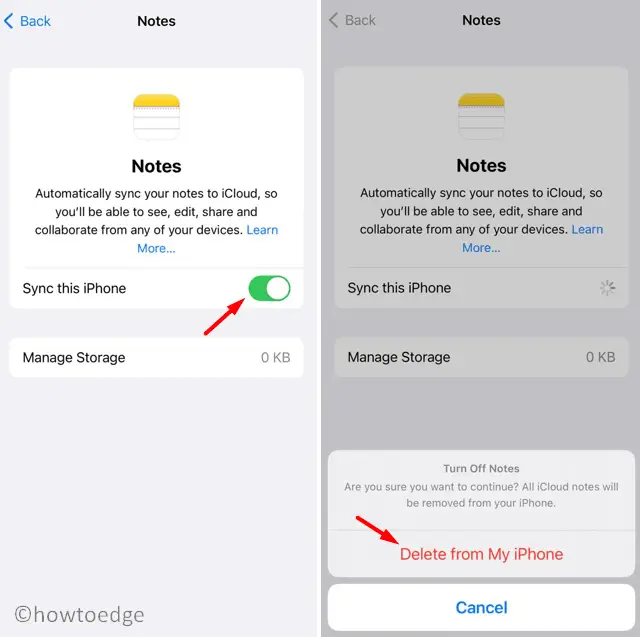 how-to-stop-notes-syncing-to-icloud-on-iphone