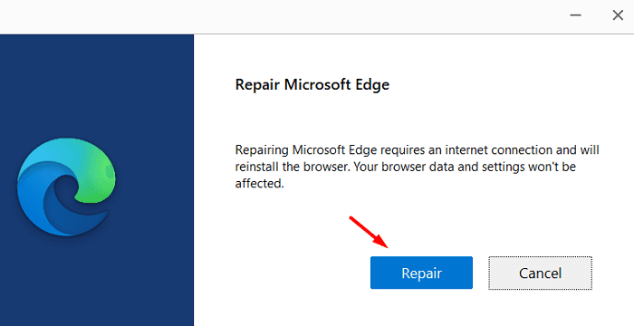 Repair Microsoft Edge