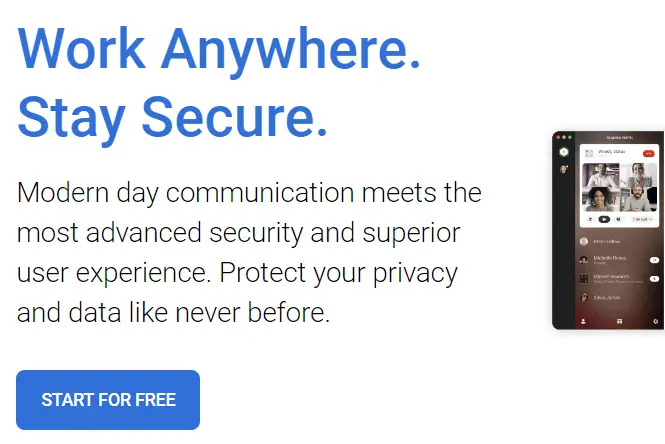 Wire Securre messaging app