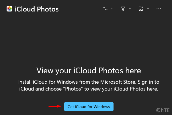 Get iCloud for Windows