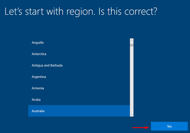 Let's start with the region first