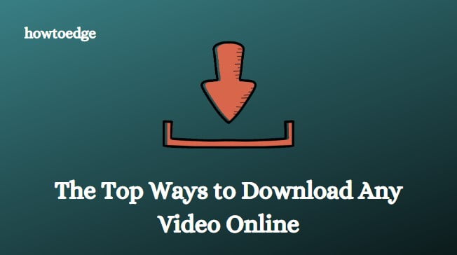 how to download any video link online