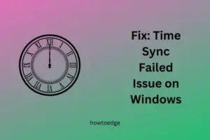 Fix the Time Sync Failed Issue on Windows