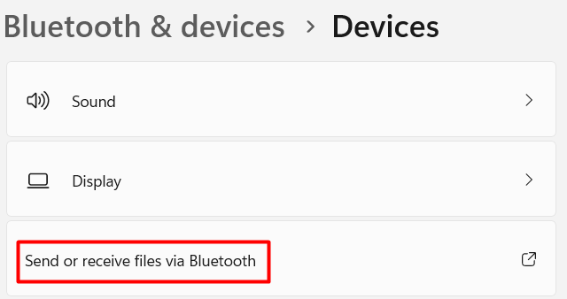 Send or Receive Files via Bluetooth