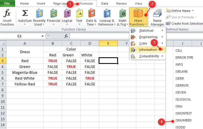 How To Use The Isnumber Function In Excel 1929