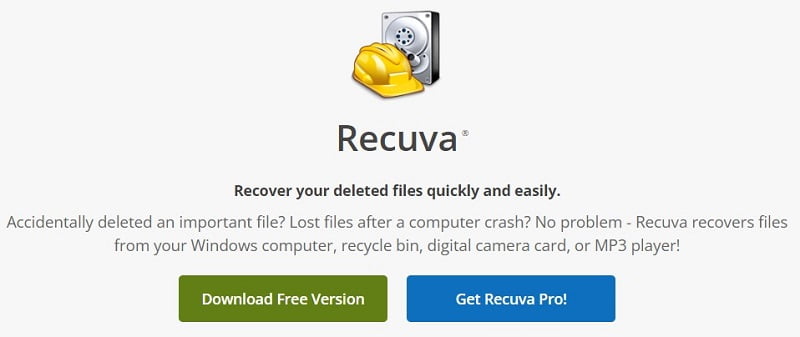 Recuva - File Recovery Software for Windows