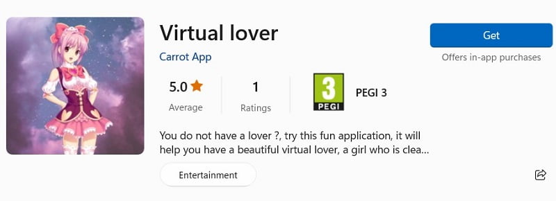 Virtual Lover